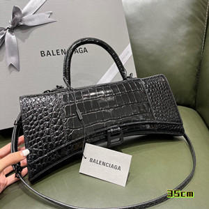balenciaga hourglass streched top handle bag #b654946