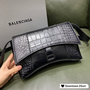 balenciaga women's downtown xs shoulder bag #b671355