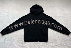 balenciaga bal.com hoodie oversized