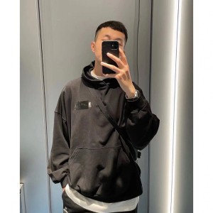 9A+ quality balenciaga gaffer hoodie medium fit in black