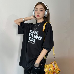 balenciaga styling hotline t-shirt large fit in black faded