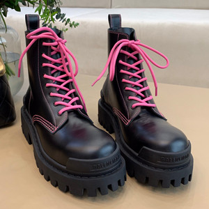 balenciaga strike 20mm lace-up boot shoes