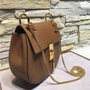 chloe drew small bag in grained leather shoulder bags 23cm