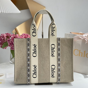 chloe 45cm large woody tote bag