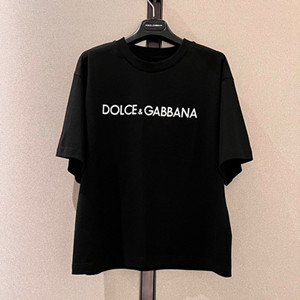 docle & gabbana jersey t-shirt with "docle & gabbana " print