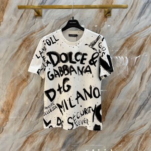 docle & gabbana cotton t-shirt with print