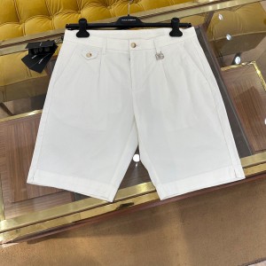 dolce & gabbana Stretch cotton shorts with dg patch