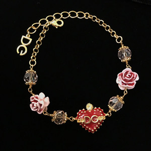 dolce & gabbana bracelet with roses