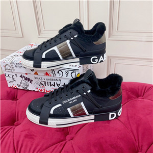 docle & gabbana calfskin 2.zero custom sneakers with contrasting details