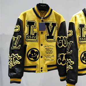 9A+ quality lv louis vuitton leather embroidered varsity