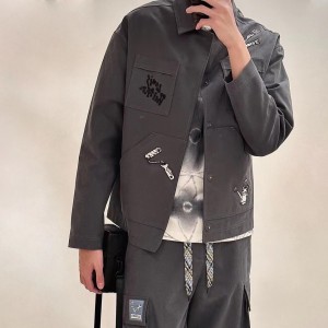 lv louis vuitton multi-tools embroidery chore jacket