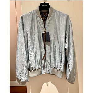 9A+ quality lv louis vuitton crinkle bomber jacket
