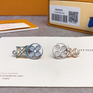 lv louis vuitton idylle blossom studs,3 golds and diamonds