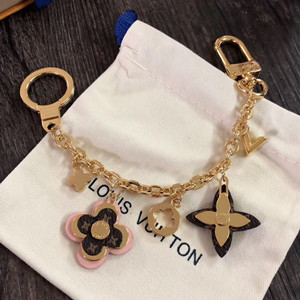 lv louis vuitton blooming flowers chain bag charm and key holder #m63086