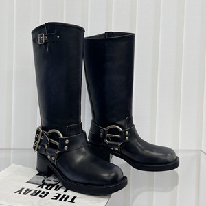 miumiu leather biker boots shoes