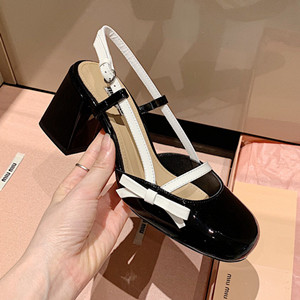 miumiu patent leather slingback pumps shoes