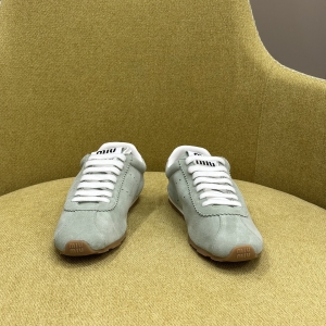 miumiu suede sneakers shoes