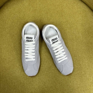 miumiu suede sneakers shoes