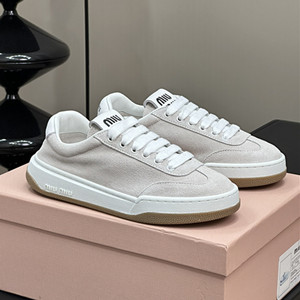 miumiu bleached leather sneakers shoes