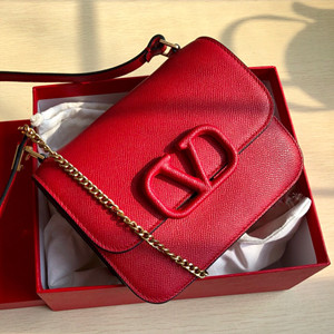 valentino small vsling grainy calfskin shoulder bag