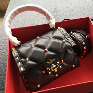 valentino garavani gandystud mini leather tote bag