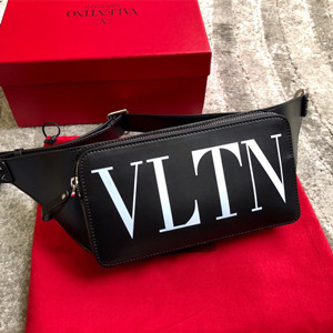 valentino leather vltn belt bag