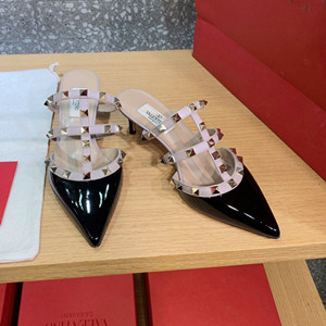 valentino 4.5cm garavani rockstud mule shoes