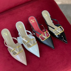valentino patent leather sandal shoes