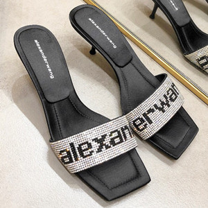 alexanderwang jessie crystal slide shoes