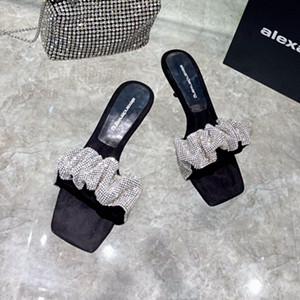 alexanderwang julie crystal scrunchie sandal shoes