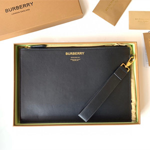 burberry leather zip pouch bag
