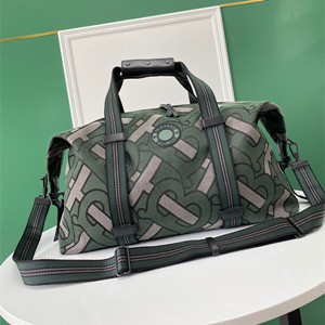 burberry monogram recycled polyester jacquard holdall