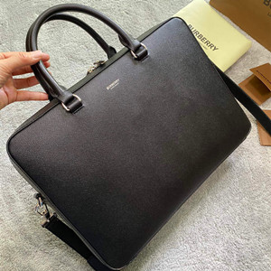 burberry grainy leather briefcase bag