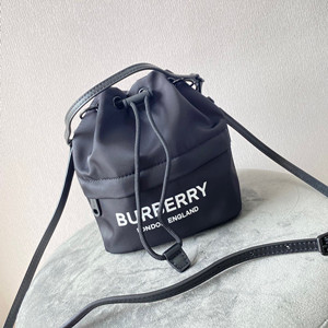 burberry icon stripe nylon drawcord pouch bag