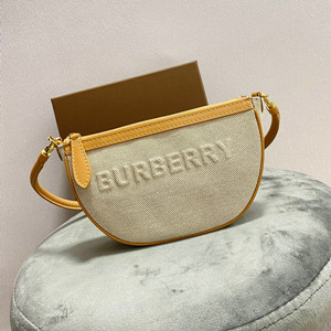 burberry vintage check cotton olympia pouch bag