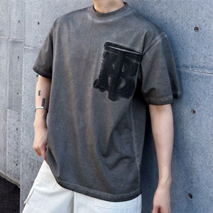 burberry monogram motif cotton oversized t-shirt