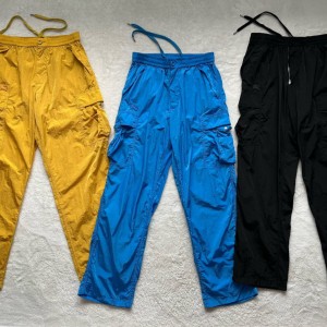 burberry nylon cargo trousers