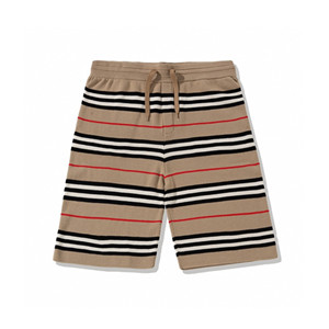 9A+ quality burberry icon stripe merino wool drawcord shorts