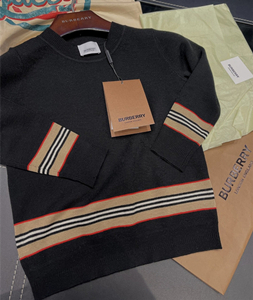 9A++ quality burberry children's wool sweater