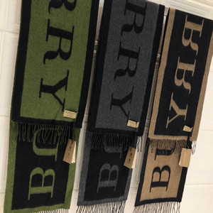 burberry logo jacquard scarf 170cm x 33cm