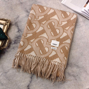 burberry monogram cashmere jacquard scarf 200cm x 50cm