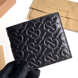burberry monogram leather international bifold wallet