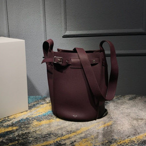 celine big bag bucket with long strap in supple grained calfskin #183343
