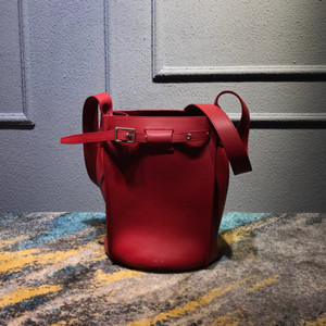 celine big bag bucket with long strap in smooth calfskin #183343