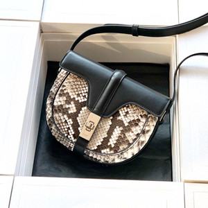 celine small besace 16 bag in python and satinated calfskin #670