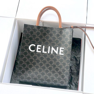 celine cabas vertical in triomphe canvas #682s