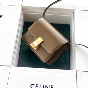 celine small classic bag in box calfskin #641
