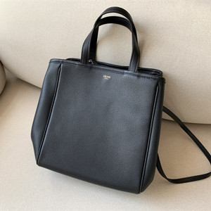celine small folded cabas in grained calfskin