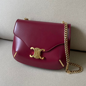 celine chain besace triomphe in shiny calfskin #823