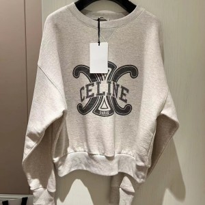 9A+ quality celine triomphe sweatshirt in cotton fleece